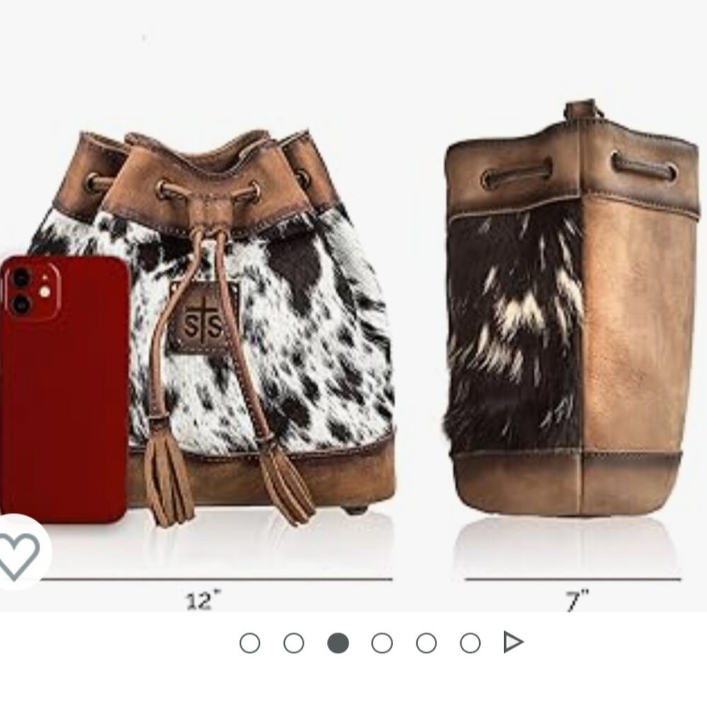 ISO STS Cowhide Bucket Bag